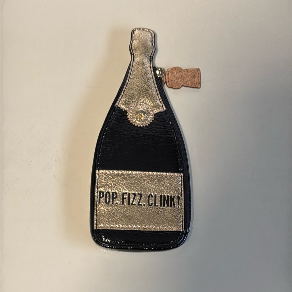 Kate Spade Champagne Bottle Coin Purse